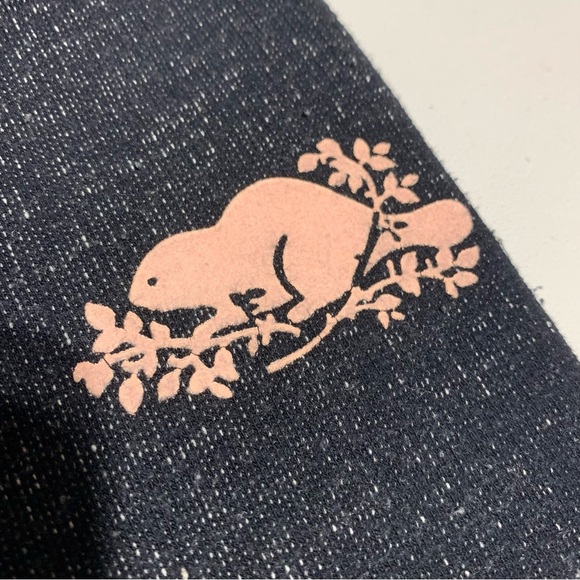 Roots Black Sweatpants with Classic Logo - Picture 2 of 3